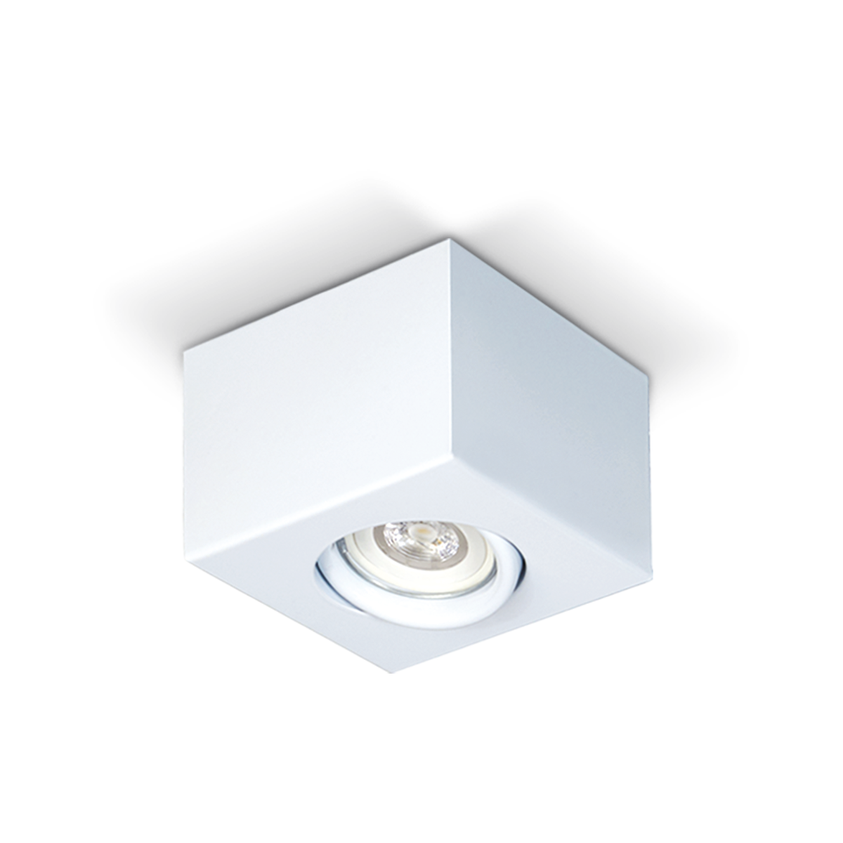 PLAFON MOVIL GU10 10X10MM BLANCO 6470-01